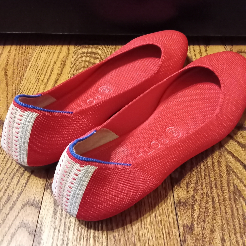 Rothy's Red Flats W 9